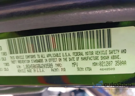 2008 Jeep Liberty Limited Edition из США, поврежденный, VIN 1J8GN58K68W203589